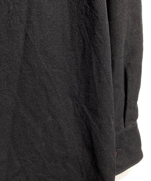 COMOLI（コモリ）COMOLI (コモリ) Silk Noil Shirt Jacket/シルクノイル シャツジャケット ブラック サイズ:2の古着・服飾アイテム