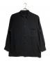 COMOLI (コモリ) Silk Noil Shirt Jacket/シルクノイル シャツジャケット ブラック サイズ:2：30000円