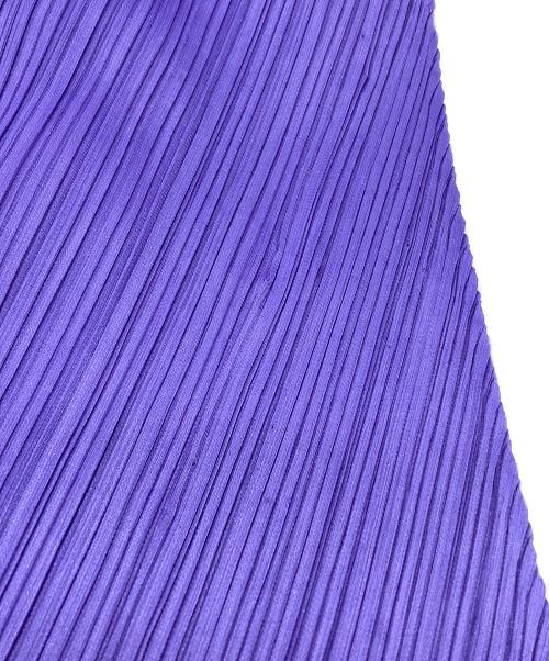PLEATS PLEASE（プリーツプリーズ）PLEATS PLEASE (プリーツプリーズ) プリーツレイヤードドレスワンピース/Pleated layered dress パープル サイズ:5の古着・服飾アイテム