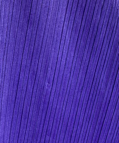 PLEATS PLEASE（プリーツプリーズ）PLEATS PLEASE (プリーツプリーズ) プリーツレイヤードドレスワンピース/Pleated layered dress パープル サイズ:5の古着・服飾アイテム