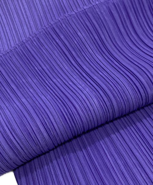 PLEATS PLEASE（プリーツプリーズ）PLEATS PLEASE (プリーツプリーズ) プリーツレイヤードドレスワンピース/Pleated layered dress パープル サイズ:5の古着・服飾アイテム
