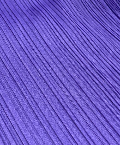 PLEATS PLEASE（プリーツプリーズ）PLEATS PLEASE (プリーツプリーズ) プリーツレイヤードドレスワンピース/Pleated layered dress パープル サイズ:5の古着・服飾アイテム
