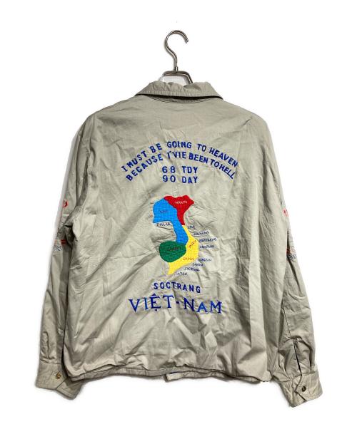 東洋エンタープライズ（トウヨウエンタープライズ）東洋エンタープライズ (トウヨウエンタープライズ) Vietnam Jacket “VIETNAM MAP”/ベトナムマップジャケット カーキ サイズ:ＸＬの古着・服飾アイテム
