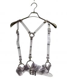ZANA BAYNE×COMME des GARCONS（ザナ ベイン×コムデギャルソン）の古着「クリアハーネスベスト/Clear PVC harness」｜クリア