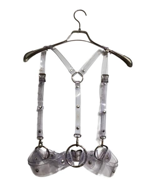 ZANA BAYNE（ザナ ベイン）ZANA BAYNE (ザナ ベイン) COMME des GARCONS (コムデギャルソン) クリアハーネスベスト/Clear PVC harness クリア サイズ:Ｆreeの古着・服飾アイテム