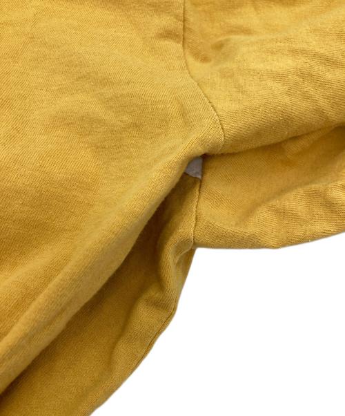 stussy（ステューシー）stussy (ステューシー) ラインポケット長袖Tシャツ イエロー サイズ:Ｌの古着・服飾アイテム