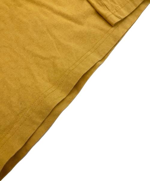 stussy（ステューシー）stussy (ステューシー) ラインポケット長袖Tシャツ イエロー サイズ:Ｌの古着・服飾アイテム