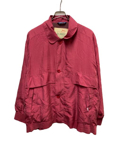 JAMES DILLON（ジェイムズ・ディロン）JAMES DILLON (ジェイムズ・ディロン) シルクジャケット レッド サイズ:XLの古着・服飾アイテム
