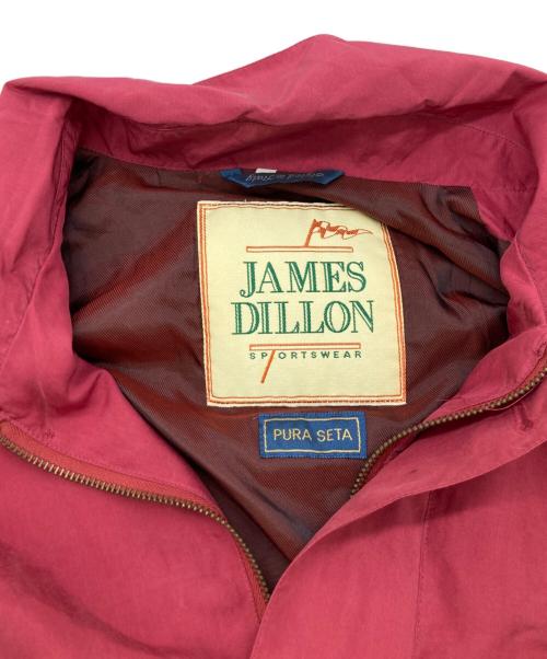 JAMES DILLON（ジェイムズ・ディロン）JAMES DILLON (ジェイムズ・ディロン) シルクジャケット レッド サイズ:XLの古着・服飾アイテム