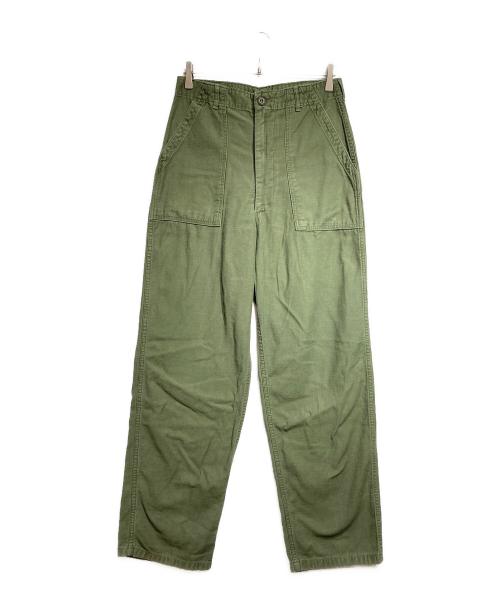 US ARMY（ユーエスアーミー）US ARMY (ユーエスアーミー) ベイカーパンツ/Baker pants グリーン サイズ:W32L35の古着・服飾アイテム