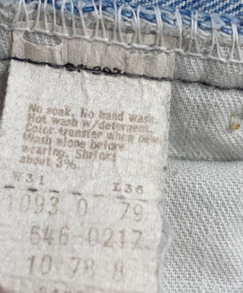 LEVI'S（リーバイス）LEVI'S (リーバイス) 646フレアデニムパンツ/ Levi's 646 Bell Bottom Jeans  インディゴ サイズ:78.5cm(W31)の古着・服飾アイテム