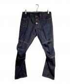 NEMETHネメス）の古着「ロープパッチ立体裁断デニム/Denim Pants」｜インディゴ