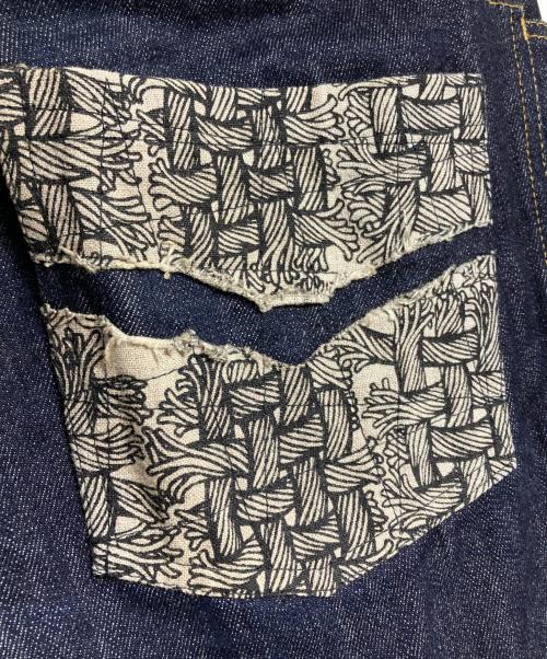 NEMETH（ネメス）NEMETH (ネメス) ロープパッチ立体裁断デニム/Denim Pants インディゴ サイズ:XSの古着・服飾アイテム