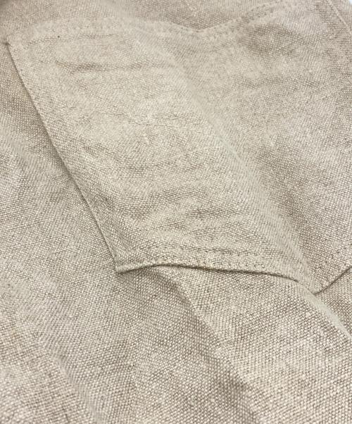 NEMETH（ネメス）NEMETH (ネメス) 立体裁断リネン側章パンツ/Linen pants ベージュ サイズ:Mの古着・服飾アイテム