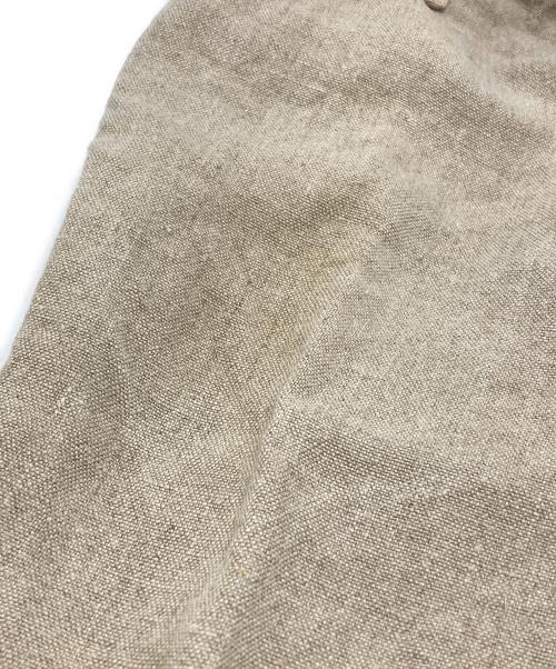 NEMETH（ネメス）NEMETH (ネメス) 立体裁断リネン側章パンツ/Linen pants ベージュ サイズ:Mの古着・服飾アイテム