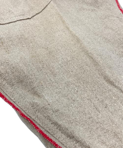 NEMETH（ネメス）NEMETH (ネメス) 立体裁断リネン側章パンツ/Linen pants ベージュ サイズ:Mの古着・服飾アイテム