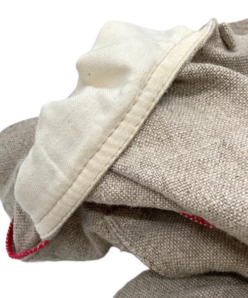 NEMETH（ネメス）NEMETH (ネメス) 立体裁断リネン側章パンツ/Linen pants ベージュ サイズ:Mの古着・服飾アイテム