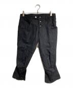 NEMETHネメス）の古着「パターンローププリントTROUSERS4375パンツ/トラウザーズ」｜ブラック