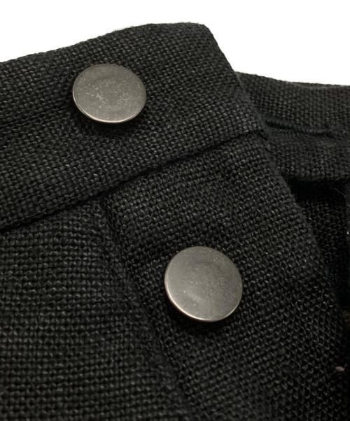 NEMETH（ネメス）NEMETH (ネメス) パターンローププリントTROUSERS4375パンツ/トラウザーズ ブラック サイズ:Sの古着・服飾アイテム