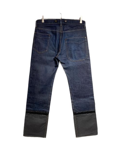 COMME des GARCONS JUNYA WATANABE MAN（コム デ ギャルソン ジュンヤ ワタナベ マン）COMME des GARCONS JUNYA WATANABE MAN (コム デ ギャルソン ジュンヤ ワタナベ マン) 異素材切替ダブルニーデニムパンツ/Denim Pants インディゴ サイズ:XSの古着・服飾アイテム