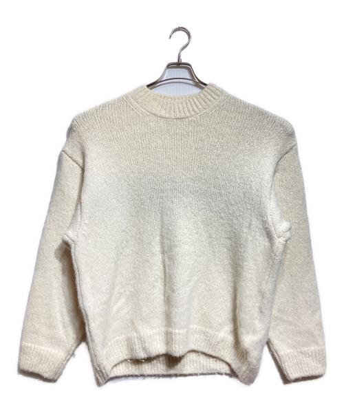 jacquemus（ジャックムス）jacquemus (ジャックムス) バックロゴウールニット/Wool knit with back logo ベージュ サイズ:XLの古着・服飾アイテム