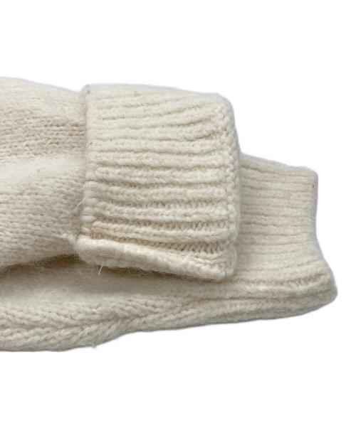 jacquemus（ジャックムス）jacquemus (ジャックムス) バックロゴウールニット/Wool knit with back logo ベージュ サイズ:XLの古着・服飾アイテム
