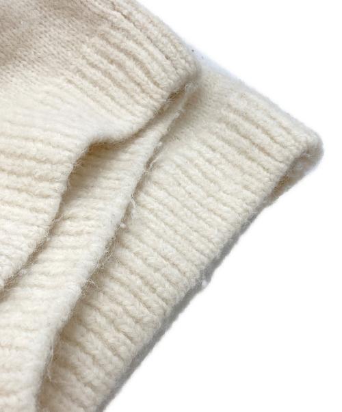 jacquemus（ジャックムス）jacquemus (ジャックムス) バックロゴウールニット/Wool knit with back logo ベージュ サイズ:XLの古着・服飾アイテム