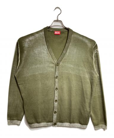 DIESEL 予備ボタン付き グレン期名作ロゴ付きニットカーディガン 中古・古着通販】DIESEL (ディーゼル) K-LARENCE-CARDIGAN/ケー