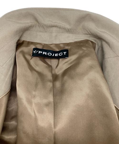 Y/PROJECT（ワイ プロジェクト）Y/project (ワイ プロジェクト) classic contraband blazer/クラシックカントラバンドブレザー ベージュ サイズ:Ｓの古着・服飾アイテム