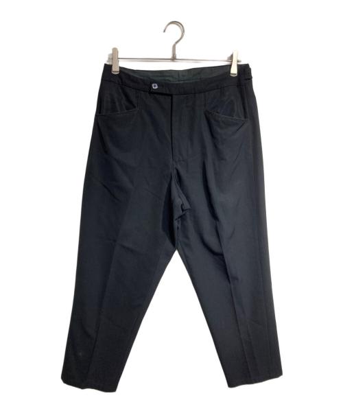 Yohji Yamamoto pour homme（ヨウジヤマモト プールオム）Yohji Yamamoto pour homme (ヨウジヤマモト プールオム) ウールギャバスラックス/Wool Gabardine Slacks ブラック サイズ:Mの古着・服飾アイテム
