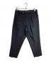 Yohji Yamamoto pour homme（ヨウジヤマモト プールオム）の古着「ウールギャバスラックス/Wool Gabardine Slacks」｜ブラック