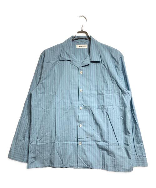 TEKLA（テクラ）TEKLA (テクラ) AURALEE (オーラリー) COTTON POPLIN PYJAMAS SHIRT/コットンポプリンパジャマシャツ ブルー サイズ:Lの古着・服飾アイテム