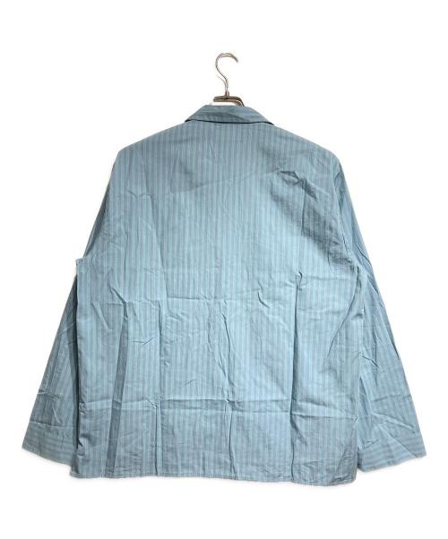 TEKLA（テクラ）TEKLA (テクラ) AURALEE (オーラリー) COTTON POPLIN PYJAMAS SHIRT/コットンポプリンパジャマシャツ ブルー サイズ:Lの古着・服飾アイテム