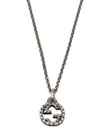 GUCCI（グッチ）の古着「GGロゴペンダントネックレス/Necklace」｜シルバー