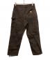 CarHartt (カーハート) ダブルニーダックペインターパンツ ブラウン サイズ:31：18000円