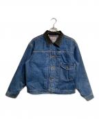 SUGAR CANEシュガーケーン）の古着「ブランケットライナーデニムジャケット/Blanket-lined denim jacket」｜ブルー×ブラック
