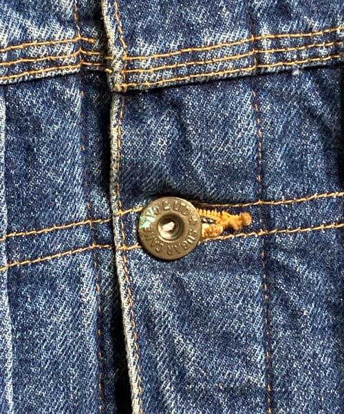 SUGAR CANE（シュガーケーン）SUGAR CANE (シュガーケーン) ブランケットライナーデニムジャケット/Blanket-lined denim jacket ブルー×ブラック サイズ:C38の古着・服飾アイテム