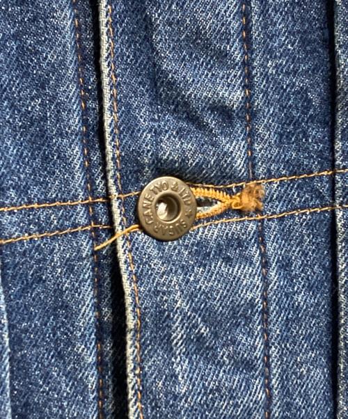 SUGAR CANE（シュガーケーン）SUGAR CANE (シュガーケーン) ブランケットライナーデニムジャケット/Blanket-lined denim jacket ブルー×ブラック サイズ:C38の古着・服飾アイテム