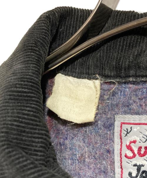 SUGAR CANE（シュガーケーン）SUGAR CANE (シュガーケーン) ブランケットライナーデニムジャケット/Blanket-lined denim jacket ブルー×ブラック サイズ:C38の古着・服飾アイテム
