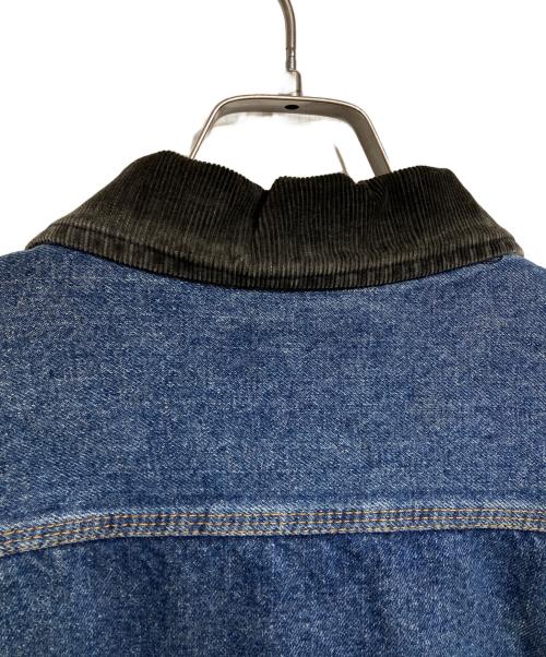 SUGAR CANE（シュガーケーン）SUGAR CANE (シュガーケーン) ブランケットライナーデニムジャケット/Blanket-lined denim jacket ブルー×ブラック サイズ:C38の古着・服飾アイテム