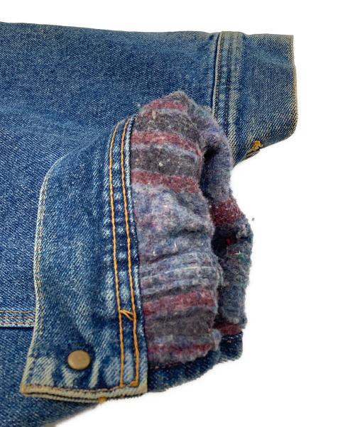 SUGAR CANE（シュガーケーン）SUGAR CANE (シュガーケーン) ブランケットライナーデニムジャケット/Blanket-lined denim jacket ブルー×ブラック サイズ:C38の古着・服飾アイテム
