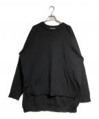 CDGシーディージー）の古着「インサイドアウトバックロゴニット/Logo knit sweater」｜ブラック