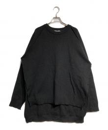 CDG（シーディージー）の古着「インサイドアウトバックロゴニット/Logo knit sweater」｜ブラック