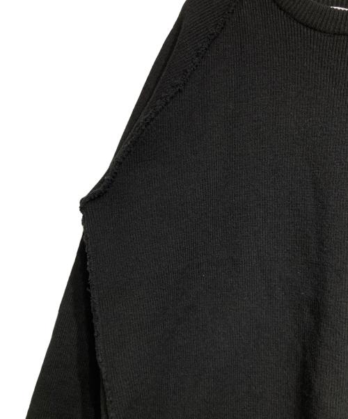 CDG（シーディージー）CDG (シーディージー) インサイドアウトバックロゴニット/Logo knit sweater ブラック サイズ:XXLの古着・服飾アイテム