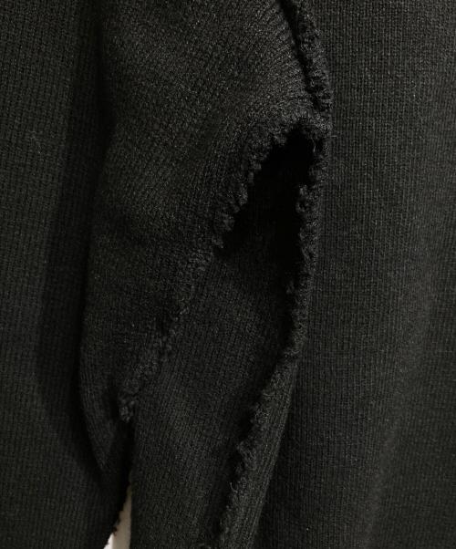 CDG（シーディージー）CDG (シーディージー) インサイドアウトバックロゴニット/Logo knit sweater ブラック サイズ:XXLの古着・服飾アイテム