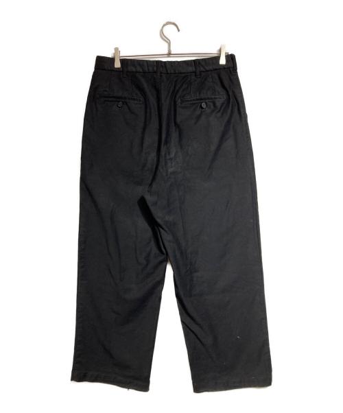 COMME des GARCONS HOMME（コムデギャルソン オム）COMME des GARCONS HOMME (コムデギャルソン オム) モールスキンワイドパンツ/Moleskin wide leg pants ブラック サイズ:Mの古着・服飾アイテム
