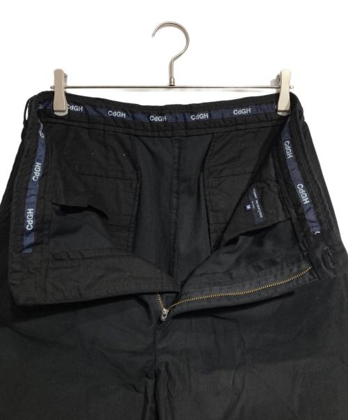 COMME des GARCONS HOMME（コムデギャルソン オム）COMME des GARCONS HOMME (コムデギャルソン オム) モールスキンワイドパンツ/Moleskin wide leg pants ブラック サイズ:Mの古着・服飾アイテム