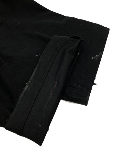 COMME des GARCONS HOMME（コムデギャルソン オム）COMME des GARCONS HOMME (コムデギャルソン オム) モールスキンワイドパンツ/Moleskin wide leg pants ブラック サイズ:Mの古着・服飾アイテム