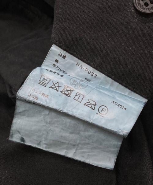 COMME des GARCONS HOMME（コムデギャルソン オム）COMME des GARCONS HOMME (コムデギャルソン オム) モールスキンワイドパンツ/Moleskin wide leg pants ブラック サイズ:Mの古着・服飾アイテム