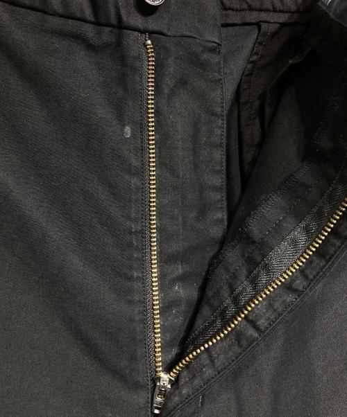 COMME des GARCONS HOMME（コムデギャルソン オム）COMME des GARCONS HOMME (コムデギャルソン オム) モールスキンワイドパンツ/Moleskin wide leg pants ブラック サイズ:Mの古着・服飾アイテム